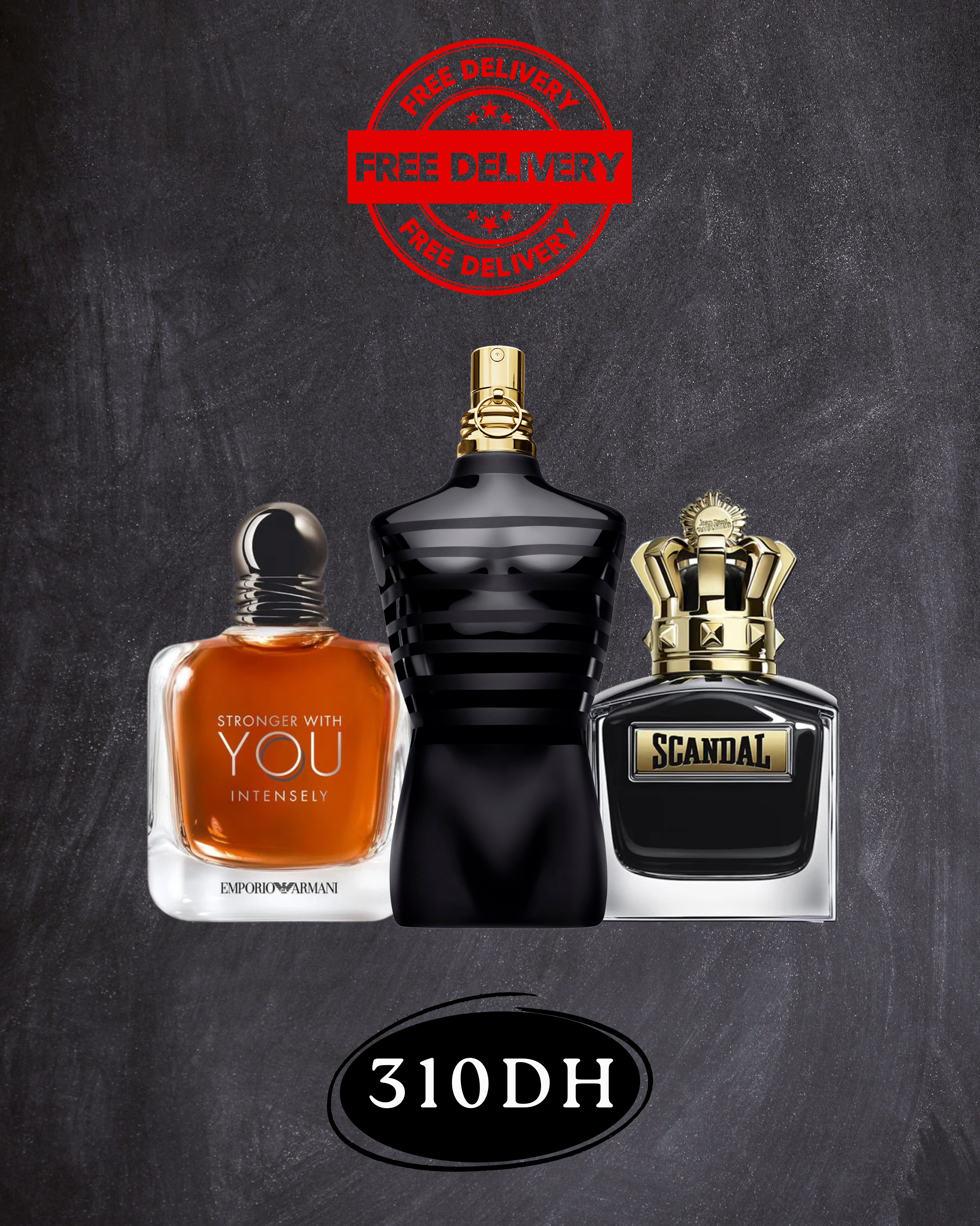 SWY INTENSLY+LE MALE LE PARFUM+SCANDAL LE PARFUM