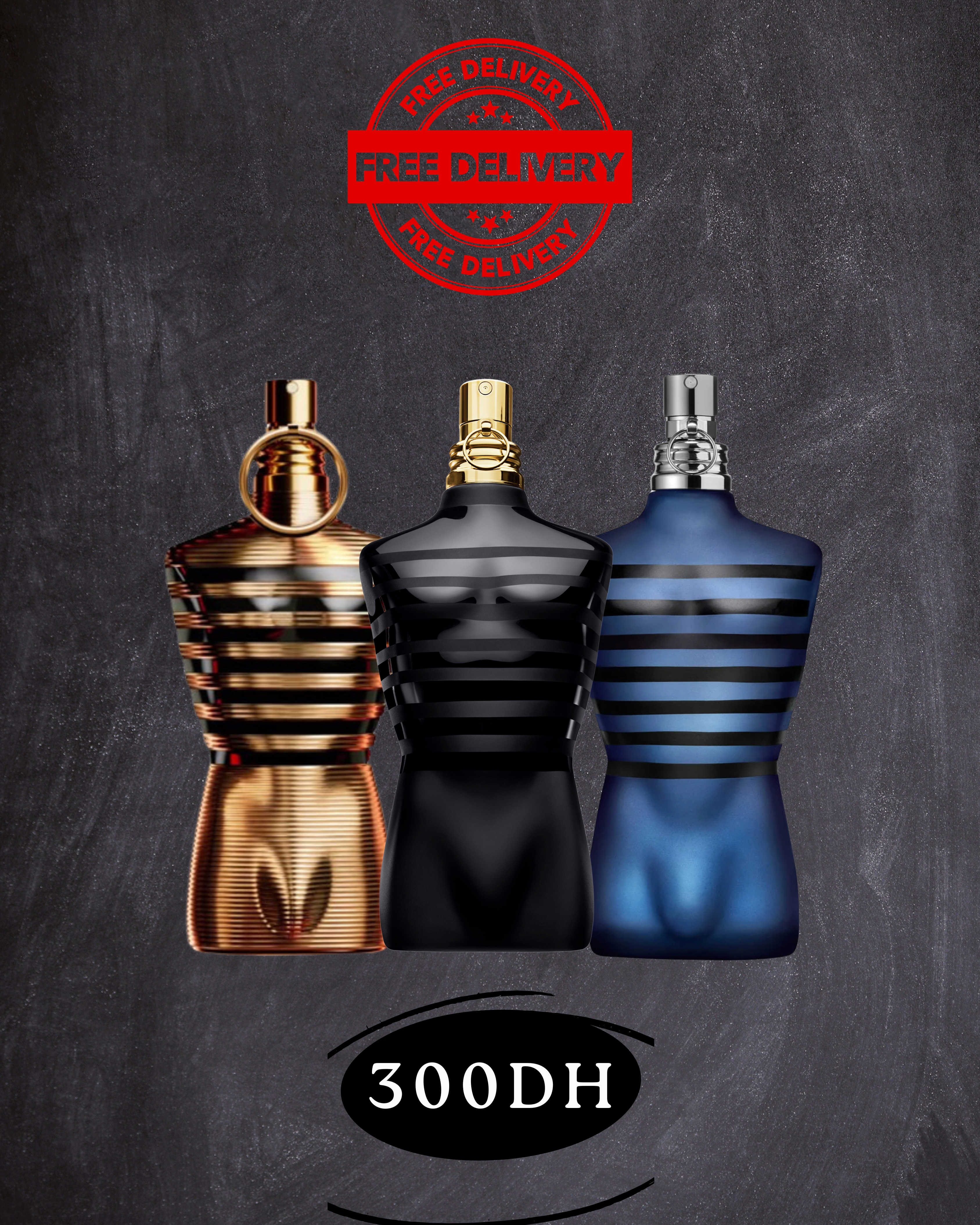 ULTRA MALE+LE MALE ELIXIR+LE MALE LE PARFUM