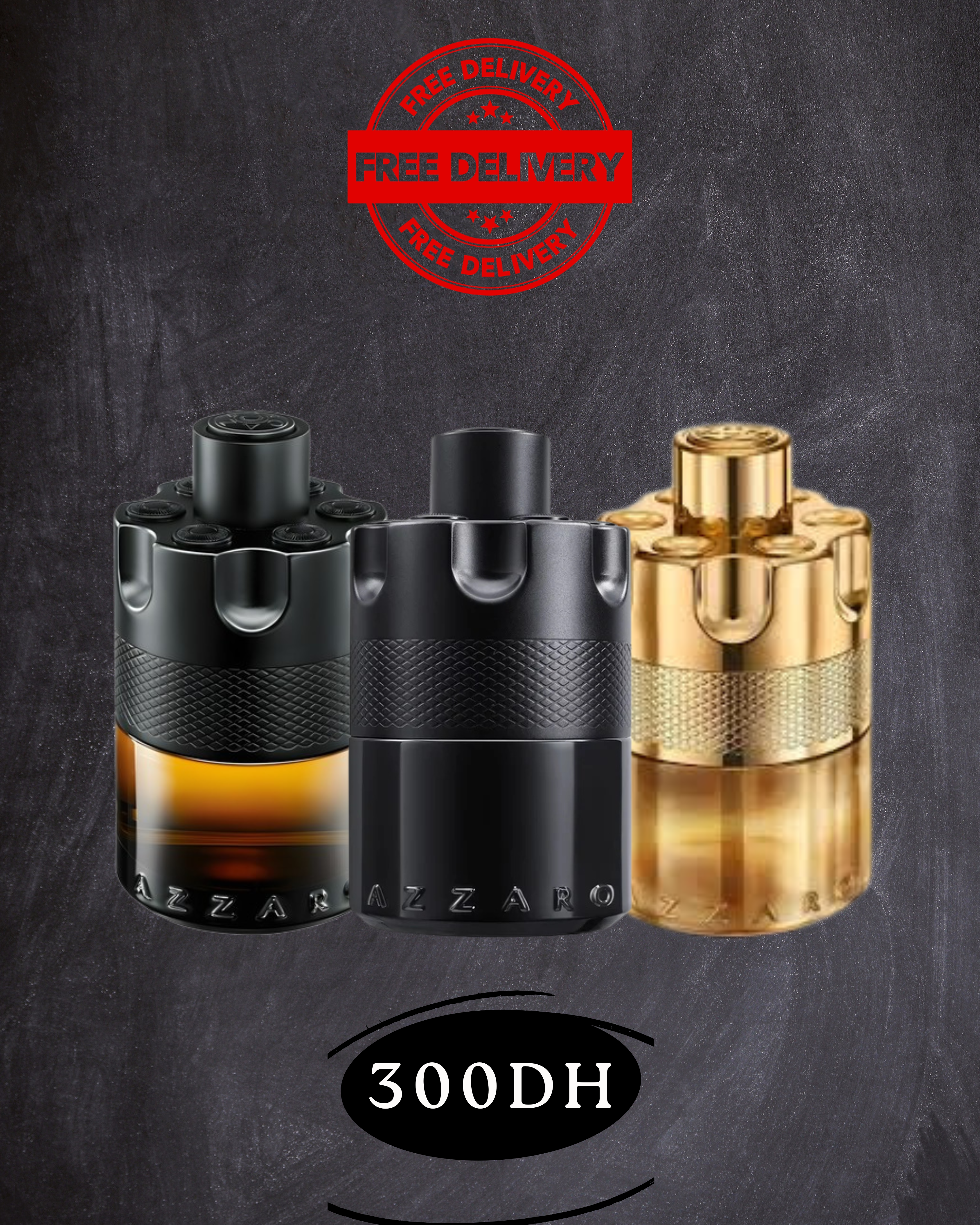 AZZARO EDP INTENSE+AZZARO PARFUM+AZZARO ELIXIR